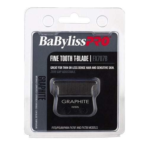 BabylissPro Graphite Black Adjustable Zero Gap Fine Tooth Trimmer Blade